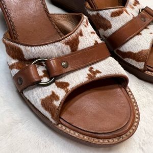 H. S. Trask Cowhide Leather Wedges